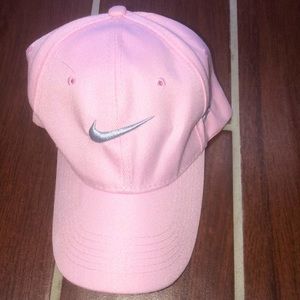 Nike Baseball Cap Hat Pink with Gray Nike Logo